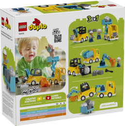 Klocki Lego DUPLO Maszyny budowlane 3 w 1 10