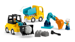 Klocki Lego DUPLO Maszyny budowlane 3 w 1 5