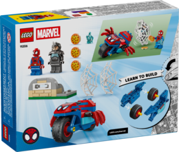 Klocki Lego SUPER HEROES Spidey na motocyklu kontra Rhino 9