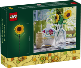 Klocki LEGO Icons Słoneczniki 4