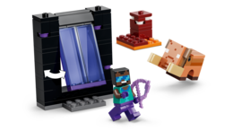 Klocki LEGO MINECRAFT Podróż przez portal Netheru i Kresu 6