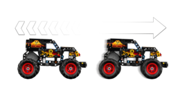Klocki LEGO TECHNIC Monster Jam Grave Digger Ogień i lód 3