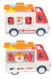 Auto ambulans na baterie - pojazd ratunkowy z efektami 4