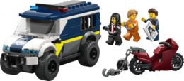 Klocki LEGO CITY Furgonetka policyjnego konwoju więziennego 2