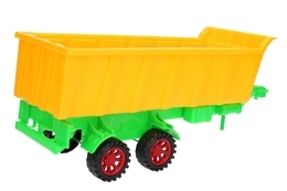 Traktor z turem + żółta przyczepa MAŁY FARMER 5