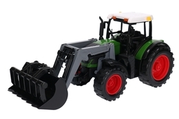 Traktor z turem + żółta przyczepa MAŁY FARMER 6