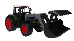 Traktor z turem + żółta przyczepa MAŁY FARMER 7