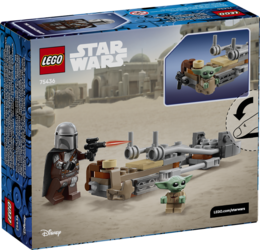 Klocki LEGO STAR WARS Śmigacz Mandalorianina i Grogu 8