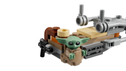 Klocki LEGO STAR WARS Śmigacz Mandalorianina i Grogu 5