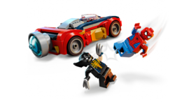 Klocki LEGO SUPER HEROES Spider-Man w samochodzie kontra zvenomowany Wolverine 6