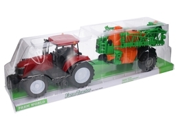 Mega duży traktor z przyczepą - opryskiwacz MAŁY FARMER 15