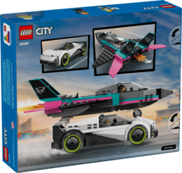 Klocki LEGO CITY Odrzutowiec kontra samochód 9