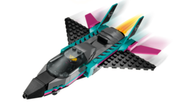 Klocki LEGO CITY Odrzutowiec kontra samochód 4