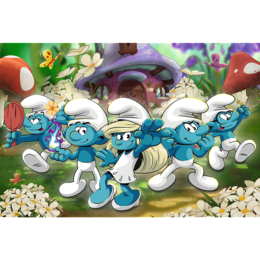 Puzzle 100 Poznaj Smerfy 3