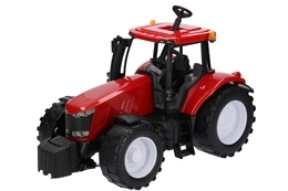 Mega duży traktor z przyczepą - beczkowóz MAŁY FARMER 7