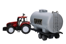 Mega duży traktor z przyczepą - beczkowóz MAŁY FARMER 3