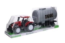 Mega duży traktor z przyczepą - beczkowóz MAŁY FARMER 13