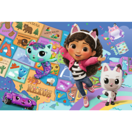 Puzzle 100 Przyjaźń w kocim domku 3
