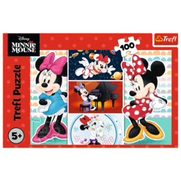 Puzzle 100 Zabawna Minnie 2