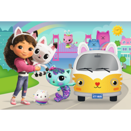 Puzzle 60 Gabby i kocie przygody 3