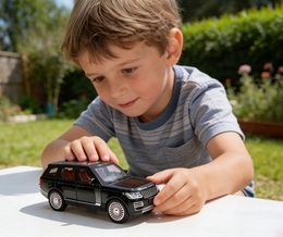 Auto LAND ROVER RANGE ROVER model metalowy LICENCJA 1:24 10