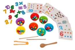 Sortowanie kolorów MONTESSORI nauka liczenia 2