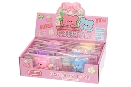 SQUISHY gniotek antystresowy MIŚ Z pomponikami 7