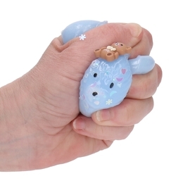 SQUISHY gniotek antystresowy MIŚ Z pomponikami 4