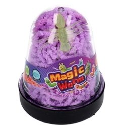 MAGIC WORM masa plastyczna, sensoryczna z niespodzianką - owad w środku 4