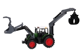 Traktor z turem i ramieniem dźwigu 4