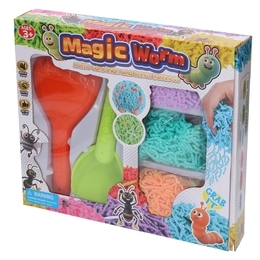 MAGIC WORM masa plastyczna, sensoryczna z niespodzianką - owad w środku 8