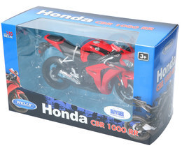 Markowy motocykl HONDA CBR 1000 RR model metalowy WELLY 10
