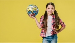 Piłka gumowa Minionki 4