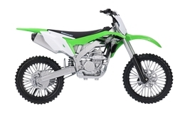 Motocykl KAWASAKI KX250F model metalowy WELLY 3