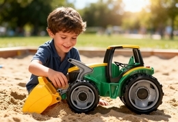 LENA traktor z turem, spychacz GIGA TRUCKS 6