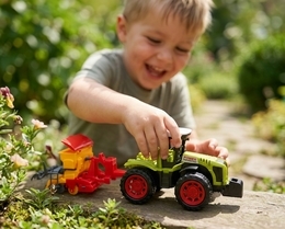 Zestaw rolniczy TRAKTOR i trzy maszyny rolnicze 7
