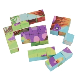 Klocki magnetyczne obrazkowe magnetyczne puzzle 25el 5