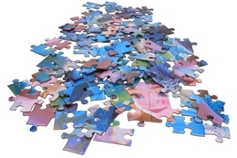 Puzzle 100 BAJKOWA KSIEŻNICZKA z brokatem 5