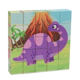 Klocki magnetyczne obrazkowe magnetyczne puzzle 25el 4