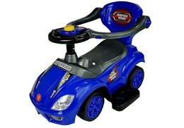 Jeździk z pchaczem Mega Car 3w1 niebieski SUPER CENA! 8
