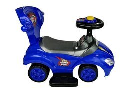 Jeździk z pchaczem Mega Car 3w1 niebieski SUPER CENA! 9
