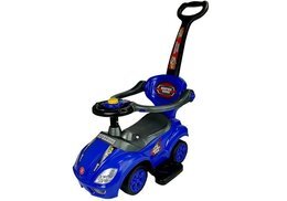 Jeździk z pchaczem Mega Car 3w1 niebieski SUPER CENA! 10
