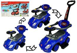 Jeździk z pchaczem Mega Car 3w1 niebieski SUPER CENA! 11