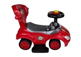 Jeździk z pchaczem Mega Car 3w1 czerwony SUPER CENA 2