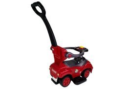 Jeździk z pchaczem Mega Car 3w1 czerwony SUPER CENA 8