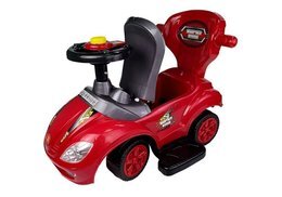 Jeździk z pchaczem Mega Car 3w1 czerwony SUPER CENA 10