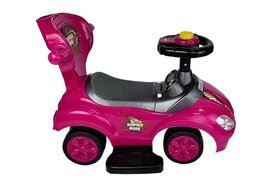 Jeździk z pchaczem Mega Car 3w1 różowy SUPER CENA 3