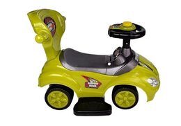 Jeździk z pchaczem Mega Car 3w1 żółty SUPER CENA 7