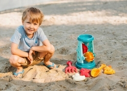 Młynek do piaskownicy zestaw do piasku, akcesoria na plażę 2