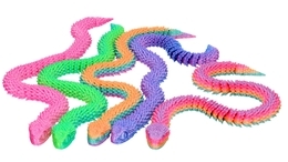 Figurka 3D WĄŻ z drukarki, hit TIK TOKA 27cm 5